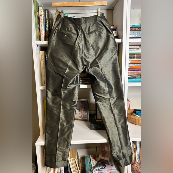 Ralph Lauren Purple Label Silk Pants.  Size 2 - Picture 5 of 10